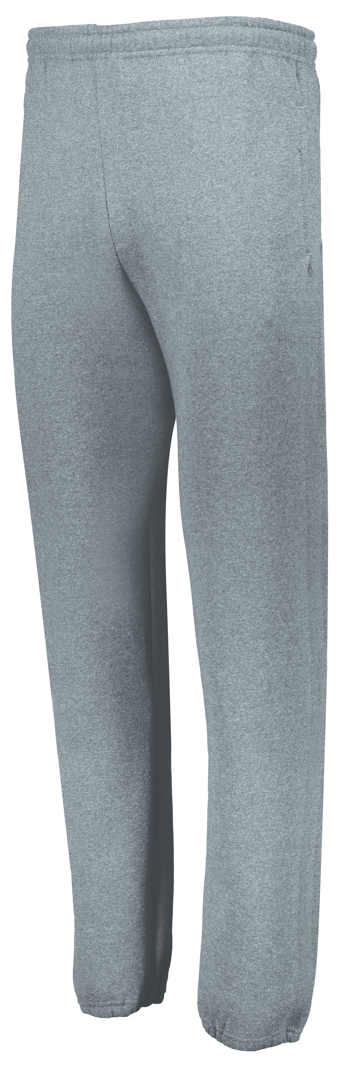 Russell Athletic Dri-Power Closed Bottom Pocket Sweatpant in Oxford  -Part of the Adult, Adult-Pants, Pants, Russell-Athletic-Products product lines at KanaleyCreations.com