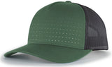 Pacific Headwear Perforated 5-panel Trucker Snapback Cap