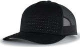 Pacific Headwear Perforated 5-panel Trucker Snapback Cap