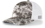 Pacific Headwear Elements Aqua Camo Trucker Snapback Cap