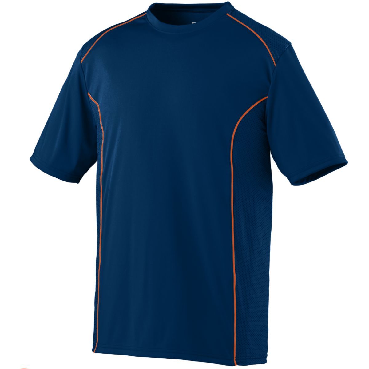 Augusta Sportswear Youth Winning Streak Crew in Navy/Orange  -Part of the Youth, Augusta-Products, Soccer, All-Sports-1 product lines at KanaleyCreations.com