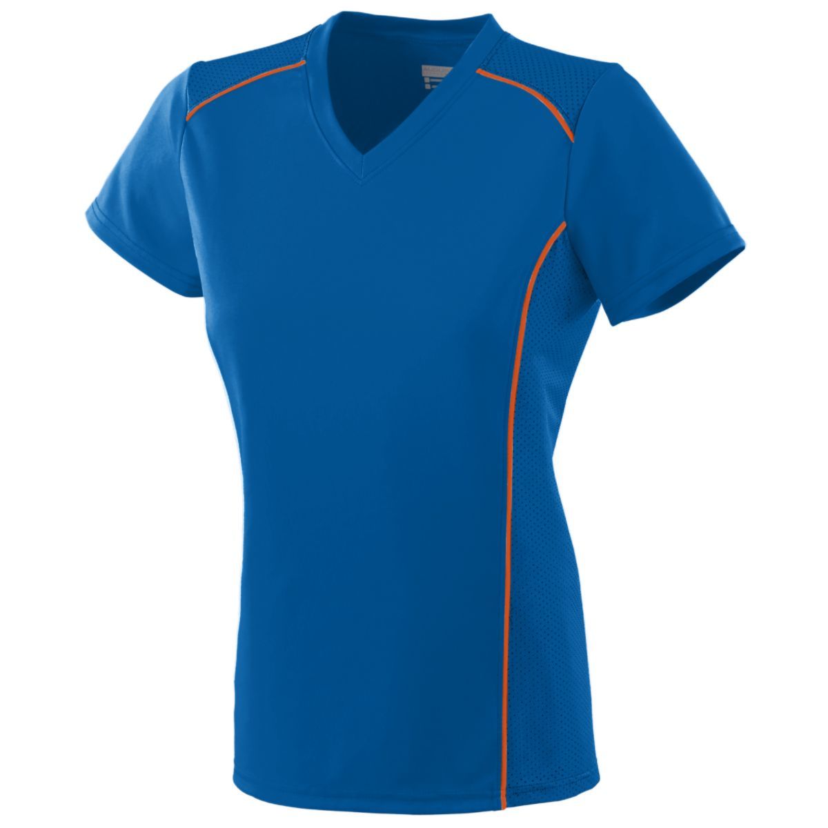 Augusta Sportswear Girls Winning Streak Jersey in Royal/Orange  -Part of the Girls, Augusta-Products, Soccer, Girls-Jersey, Shirts, All-Sports-1 product lines at KanaleyCreations.com