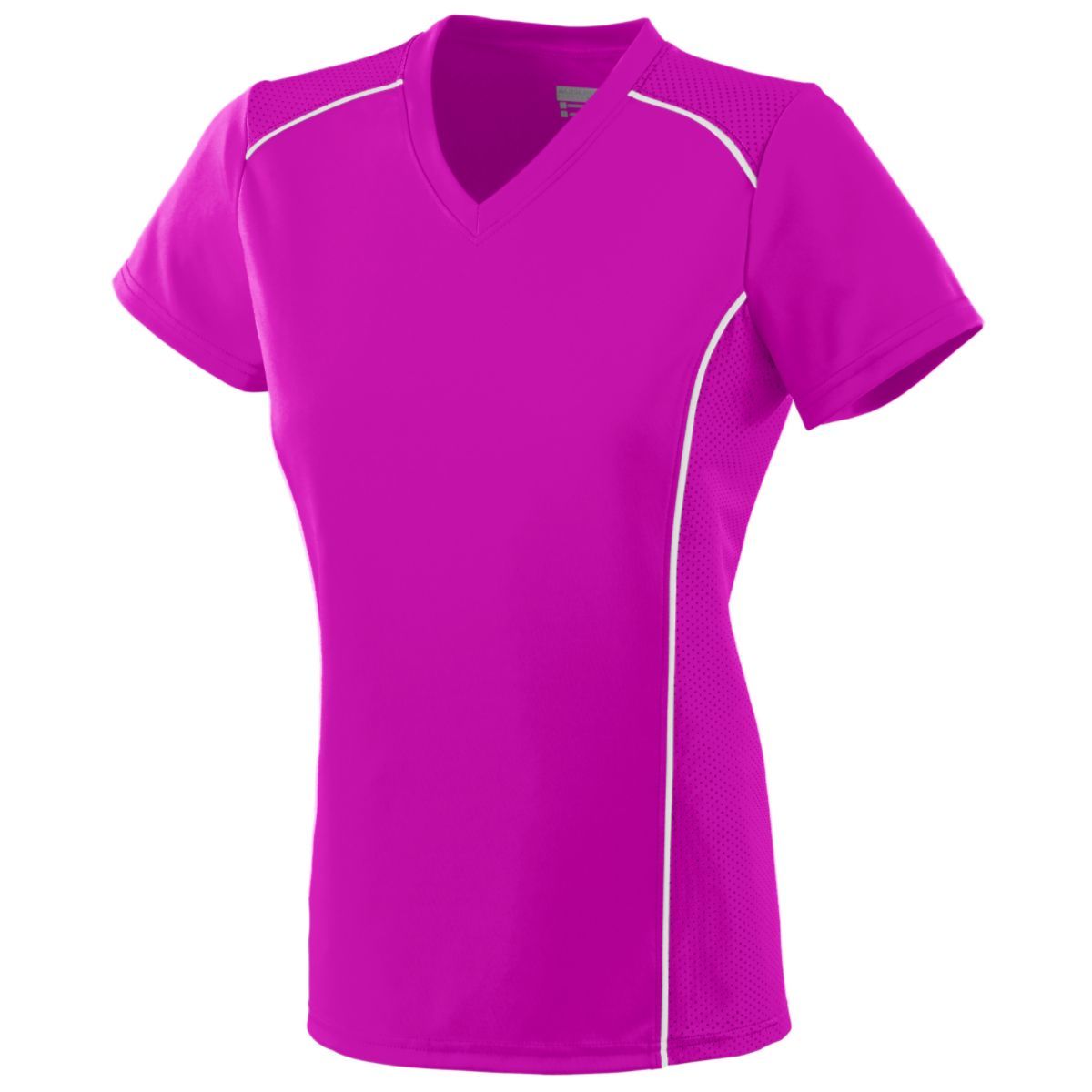 Augusta Sportswear Girls Winning Streak Jersey in Power Pink/White  -Part of the Girls, Augusta-Products, Soccer, Girls-Jersey, Shirts, All-Sports-1 product lines at KanaleyCreations.com