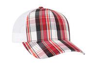 Pacific Headwear Plaid Snapback Trucker