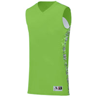 Augusta Sportswear Youth Hook Shot Reversible Jersey in Lime/Lime Digi  -Part of the Youth, Youth-Jersey, Augusta-Products, Basketball, Shirts, All-Sports, All-Sports-1 product lines at KanaleyCreations.com