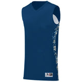 Augusta Sportswear Hook Shot Reversible Jersey in Navy/Navy Digi  -Part of the Adult, Adult-Jersey, Augusta-Products, Basketball, Shirts, All-Sports, All-Sports-1 product lines at KanaleyCreations.com