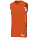 Augusta Sportswear Hook Shot Reversible Jersey in Orange/Orange Digi  -Part of the Adult, Adult-Jersey, Augusta-Products, Basketball, Shirts, All-Sports, All-Sports-1 product lines at KanaleyCreations.com