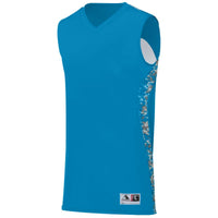 Augusta Sportswear Hook Shot Reversible Jersey in Power Blue/Power Blue Digi  -Part of the Adult, Adult-Jersey, Augusta-Products, Basketball, Shirts, All-Sports, All-Sports-1 product lines at KanaleyCreations.com