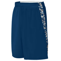 Augusta Sportswear Hook Shot Reversible Shorts in Navy/Navy Digi  -Part of the Adult, Adult-Shorts, Augusta-Products, Basketball, All-Sports, All-Sports-1 product lines at KanaleyCreations.com