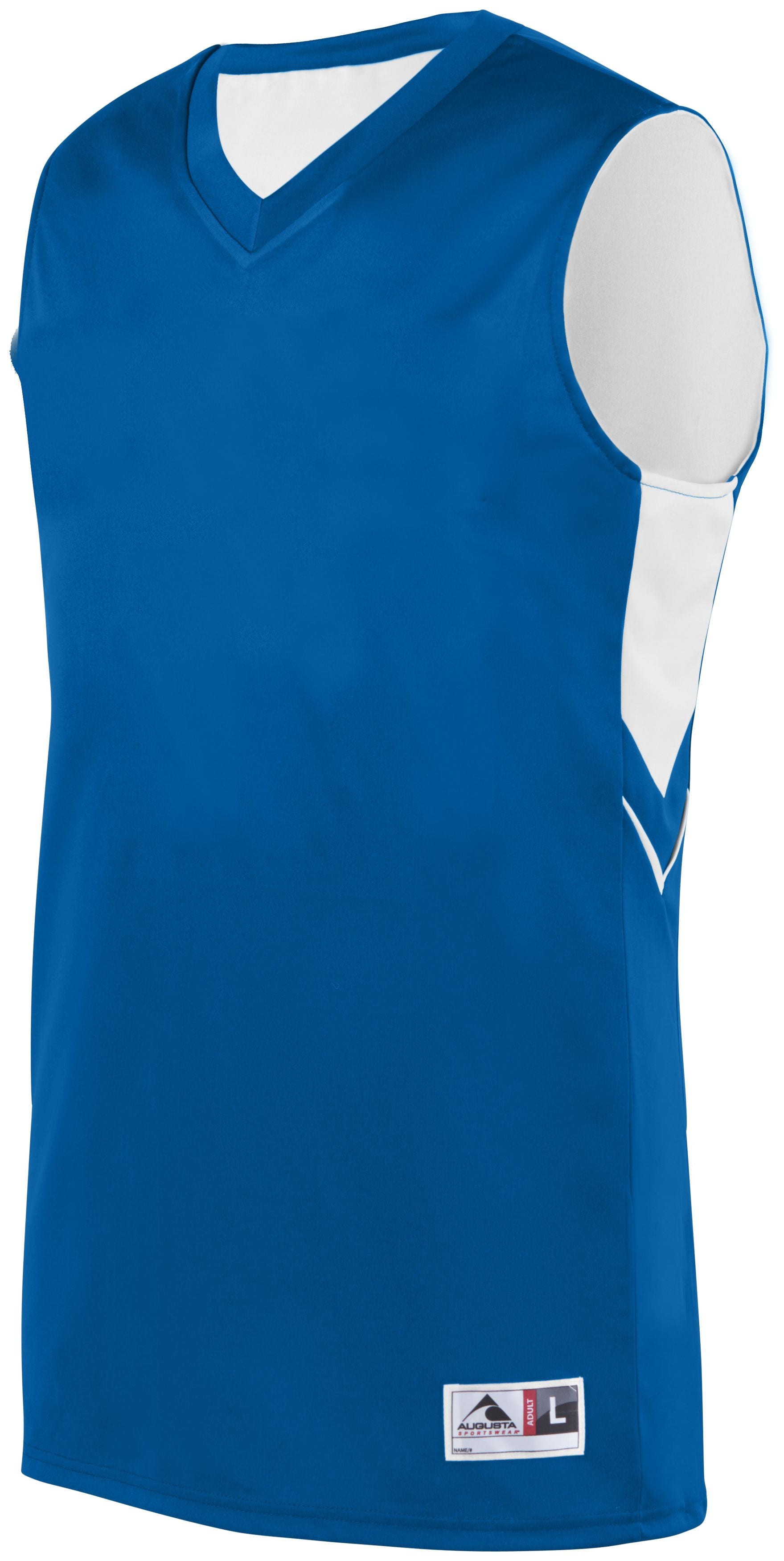Augusta Sportswear Youth Alley-Oop Reversible Jersey in Royal/White  -Part of the Youth, Youth-Jersey, Augusta-Products, Basketball, Shirts, All-Sports, All-Sports-1 product lines at KanaleyCreations.com