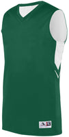 Augusta Sportswear Alley-Oop Reversible Jersey in Dark Green/White  -Part of the Adult, Adult-Jersey, Augusta-Products, Basketball, Shirts, All-Sports, All-Sports-1 product lines at KanaleyCreations.com