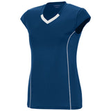 Augusta Sportswear Ladies Blash Jersey in Navy/White  -Part of the Ladies, Ladies-Jersey, Augusta-Products, Volleyball, Shirts product lines at KanaleyCreations.com