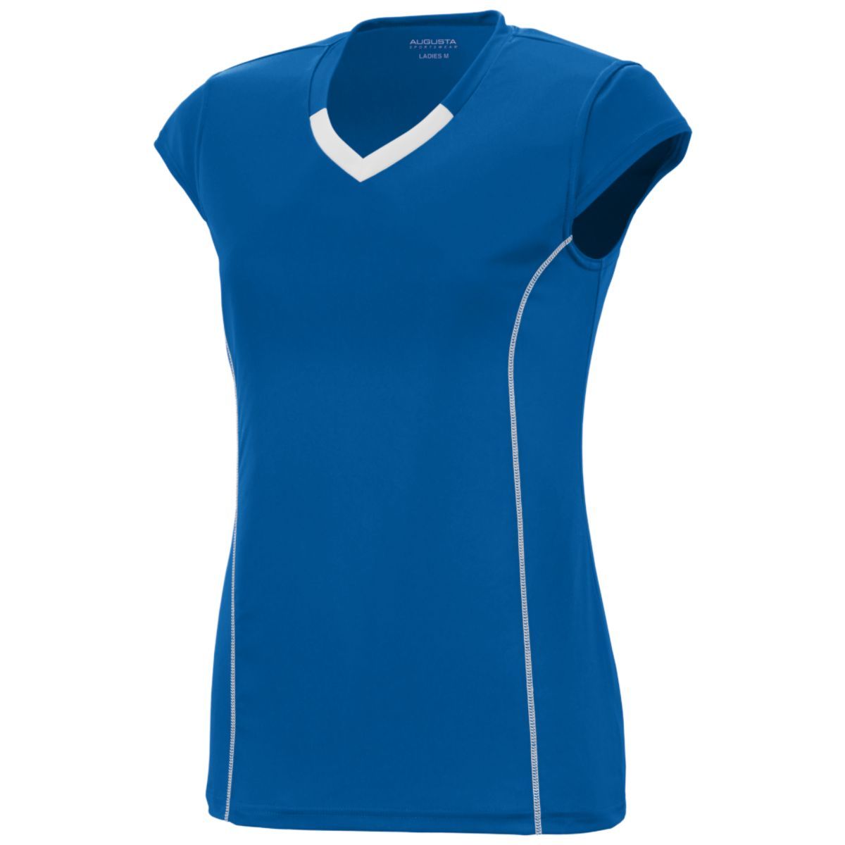 Augusta Sportswear Girls Blash Jersey in Royal/White  -Part of the Girls, Augusta-Products, Volleyball, Girls-Jersey, Shirts product lines at KanaleyCreations.com