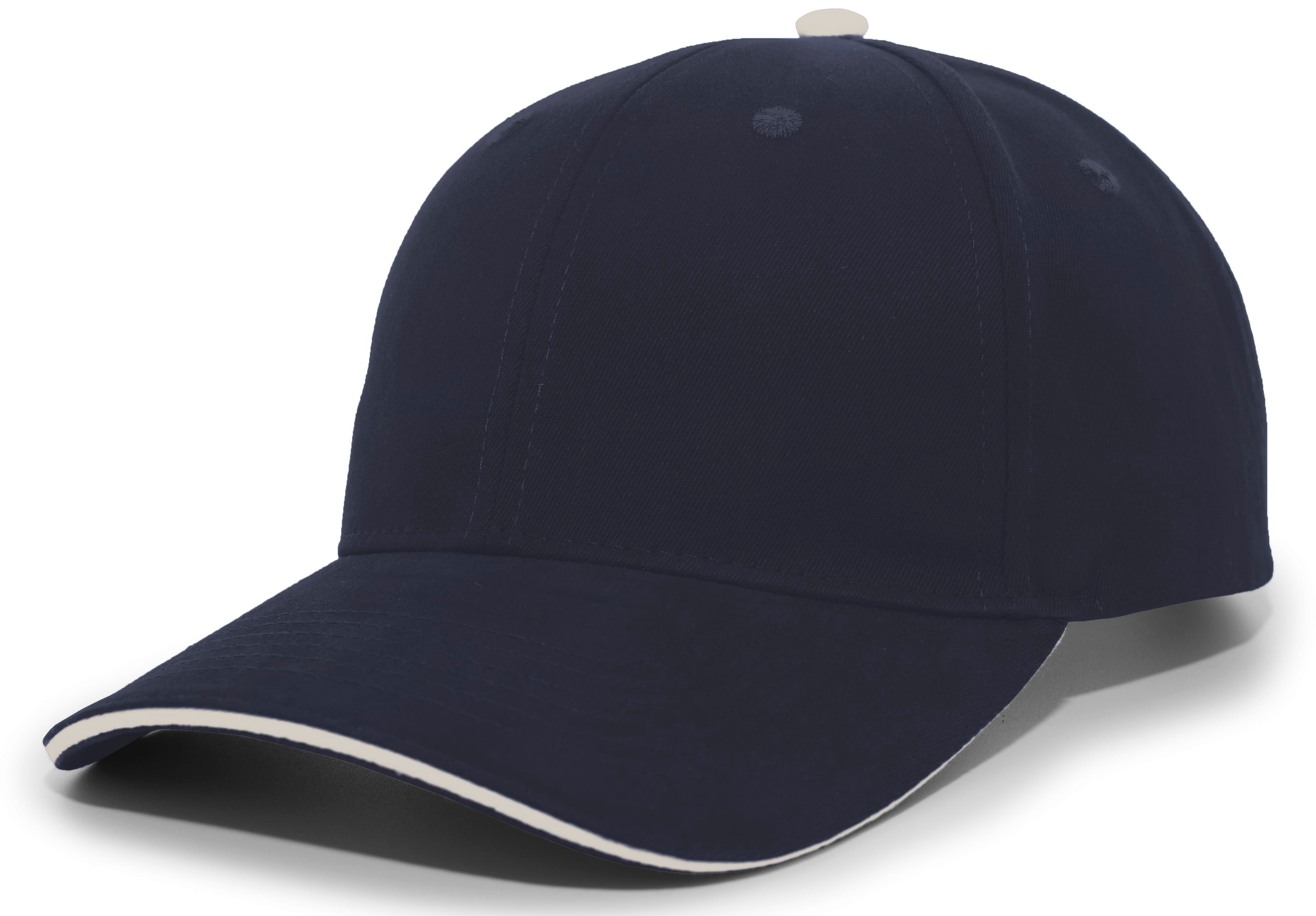 Pacific Headwear Brushed Twill Cap With Sandwich Bill