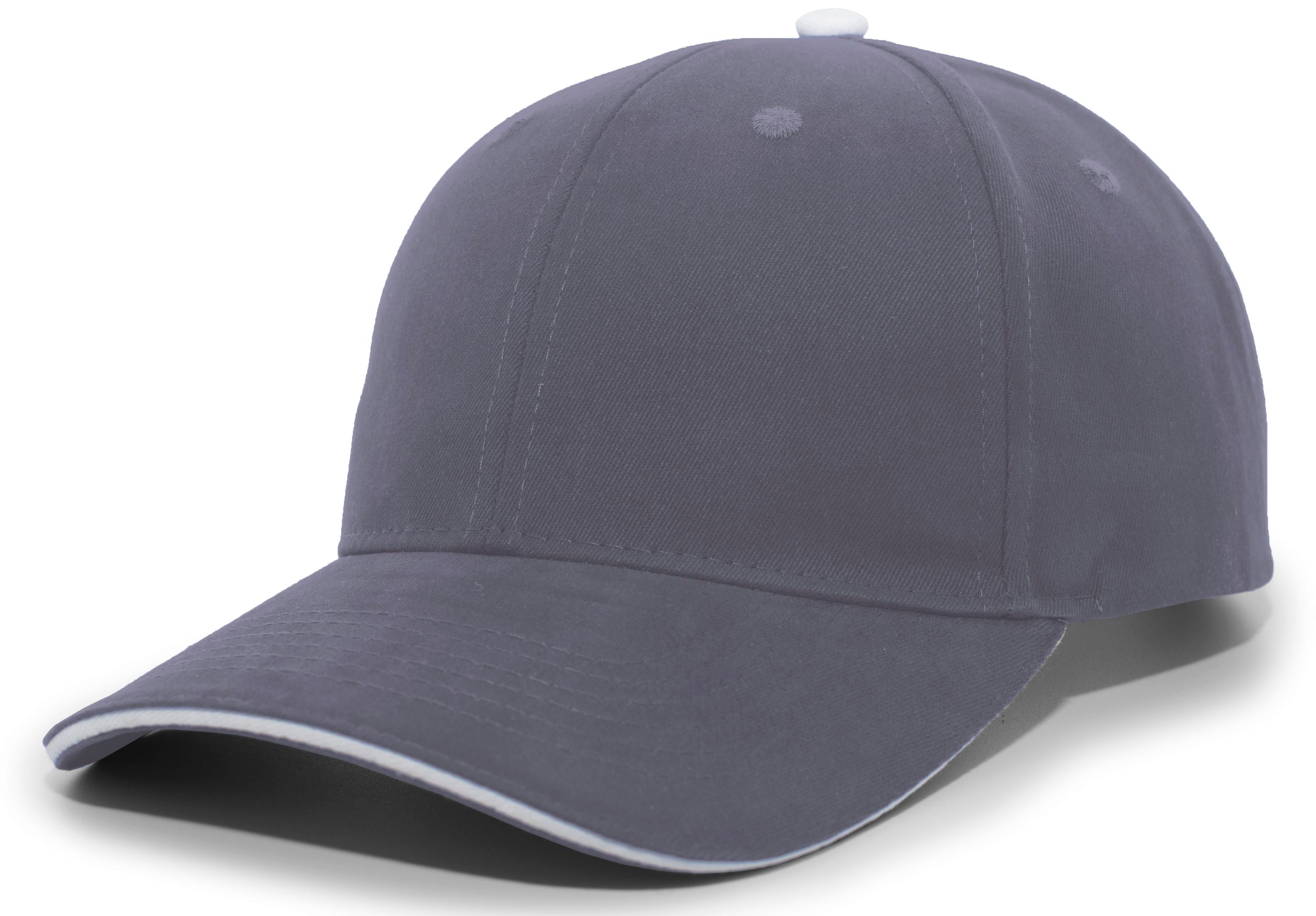 Pacific Headwear Brushed Twill Cap With Sandwich Bill