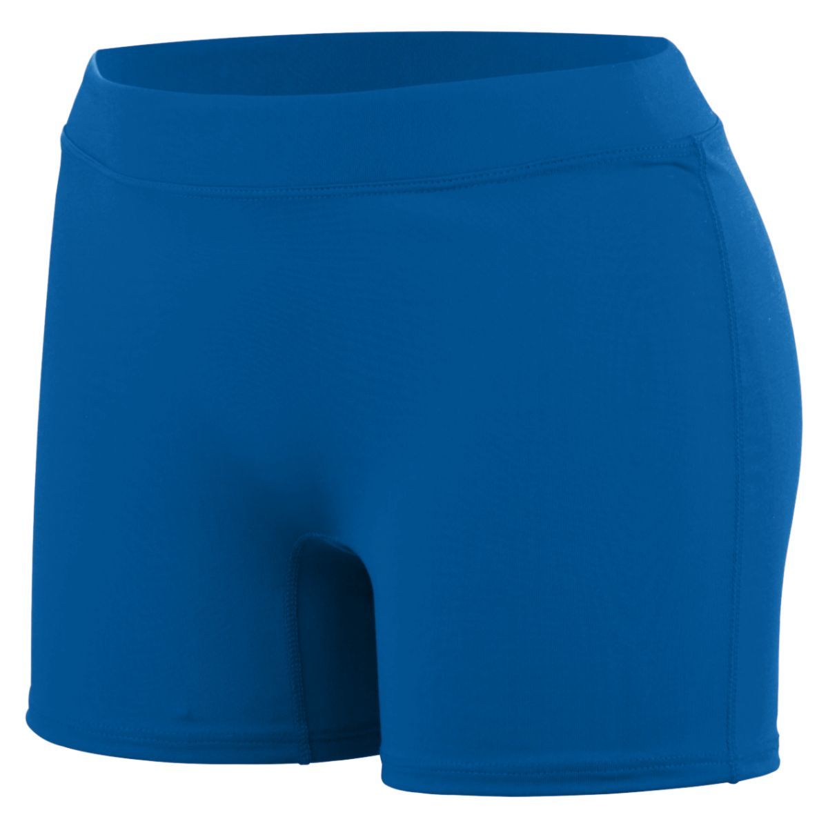 Augusta Sportswear Ladies Enthuse Shorts in Royal  -Part of the Ladies, Ladies-Shorts, Augusta-Products, Volleyball product lines at KanaleyCreations.com