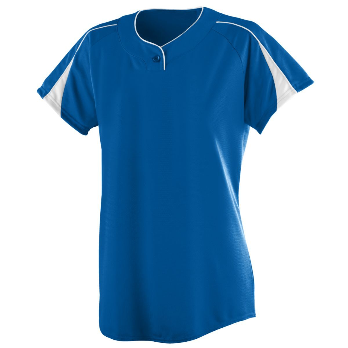 Augusta Sportswear Ladies Diamond Jersey in Royal/White  -Part of the Ladies, Ladies-Jersey, Augusta-Products, Softball, Shirts product lines at KanaleyCreations.com