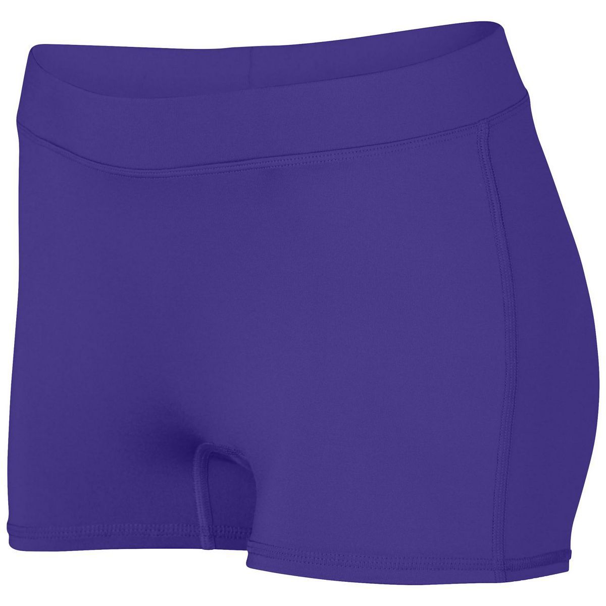 Augusta Sportswear Ladies Dare Shorts in Purple  -Part of the Ladies, Ladies-Shorts, Augusta-Products, Volleyball product lines at KanaleyCreations.com