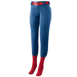 Augusta Sportswear Girls Low Rise Homerun Pant in Navy  -Part of the Girls, Pants, Augusta-Products, Softball, Girls-Pants product lines at KanaleyCreations.com