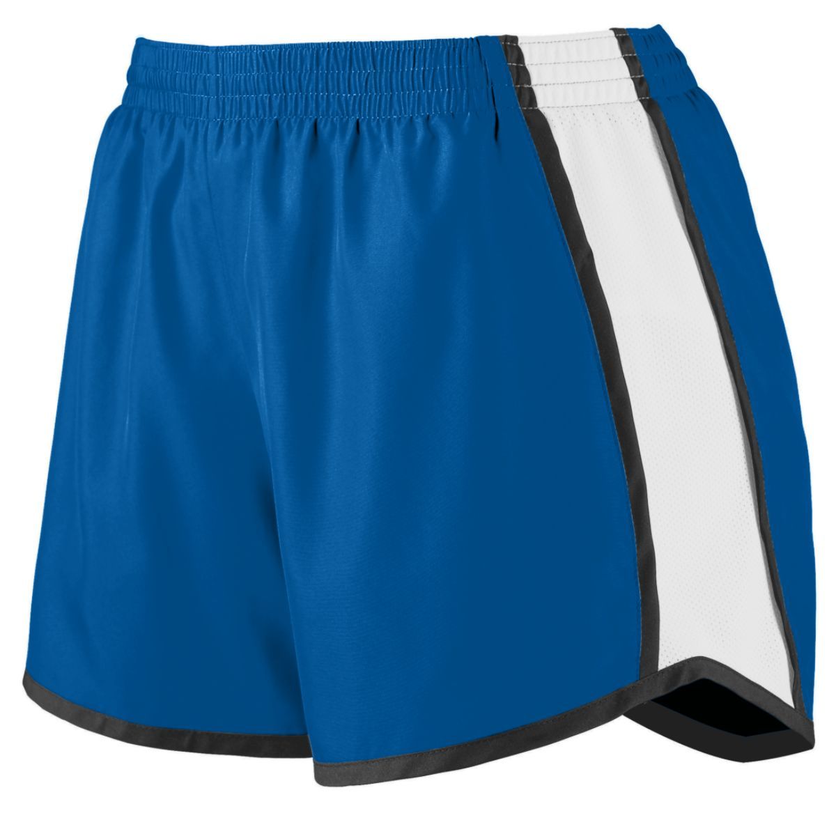 Augusta Sportswear Ladies Pulse Shorts in Royal/White/Black  -Part of the Ladies, Ladies-Shorts, Augusta-Products, Volleyball product lines at KanaleyCreations.com