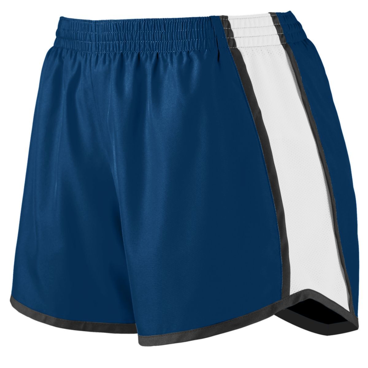 Augusta Sportswear Ladies Pulse Shorts in Navy/White/Black  -Part of the Ladies, Ladies-Shorts, Augusta-Products, Volleyball product lines at KanaleyCreations.com