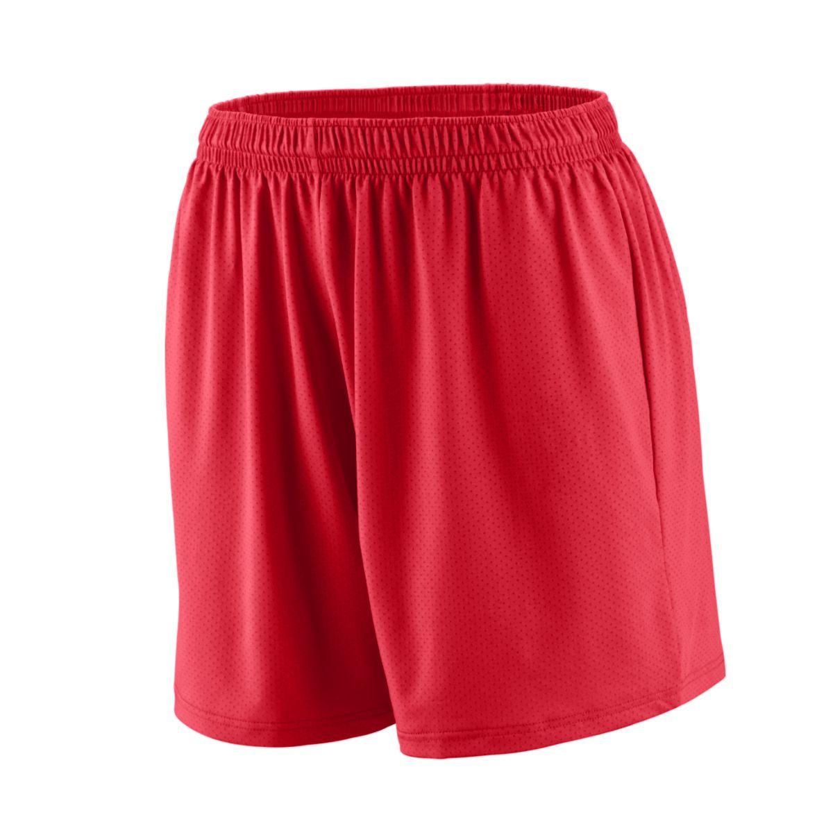 Augusta Sportswear Ladies Inferno Shorts in Red  -Part of the Ladies, Ladies-Shorts, Augusta-Products, Softball product lines at KanaleyCreations.com