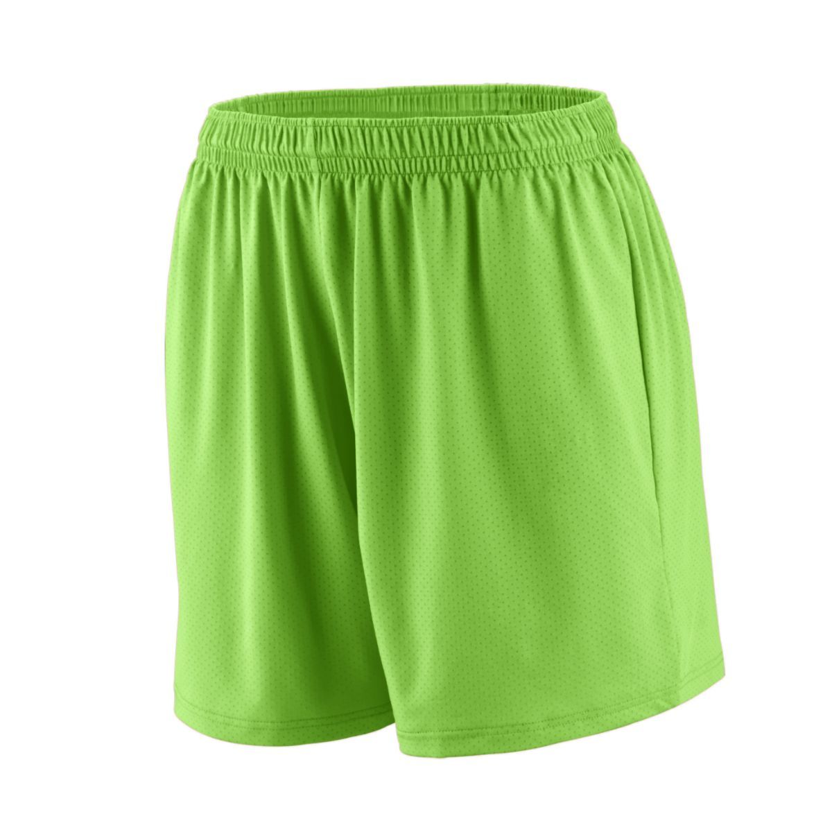 Augusta Sportswear Ladies Inferno Shorts in Lime  -Part of the Ladies, Ladies-Shorts, Augusta-Products, Softball product lines at KanaleyCreations.com