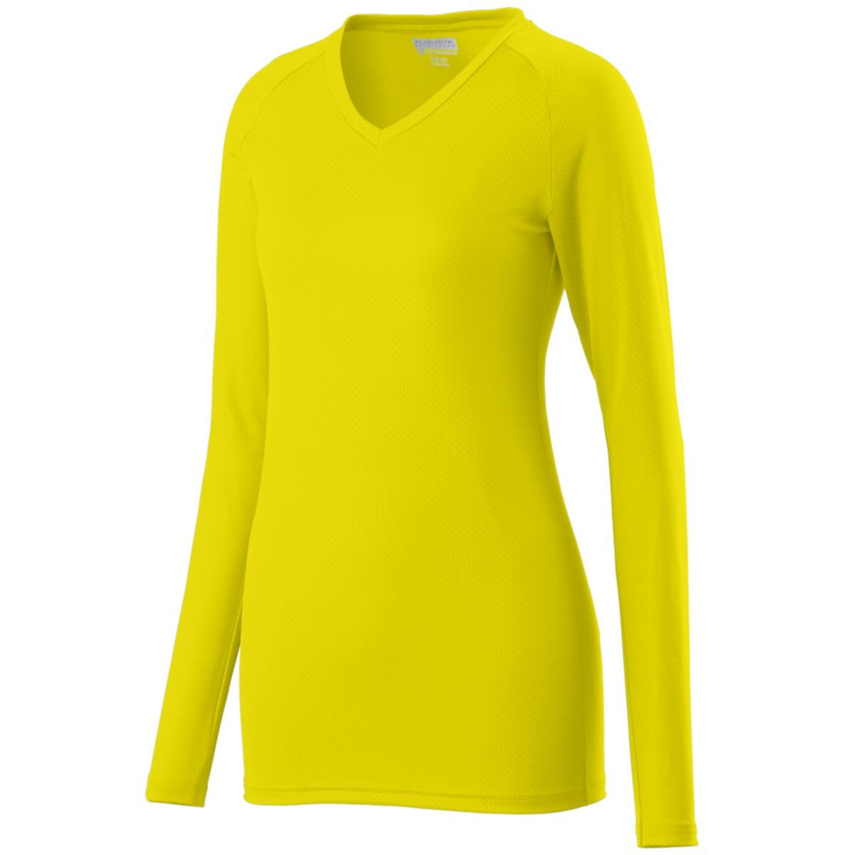 Augusta Sportswear Girls Assist Jersey in Power Yellow  -Part of the Girls, Augusta-Products, Volleyball, Girls-Jersey, Shirts product lines at KanaleyCreations.com