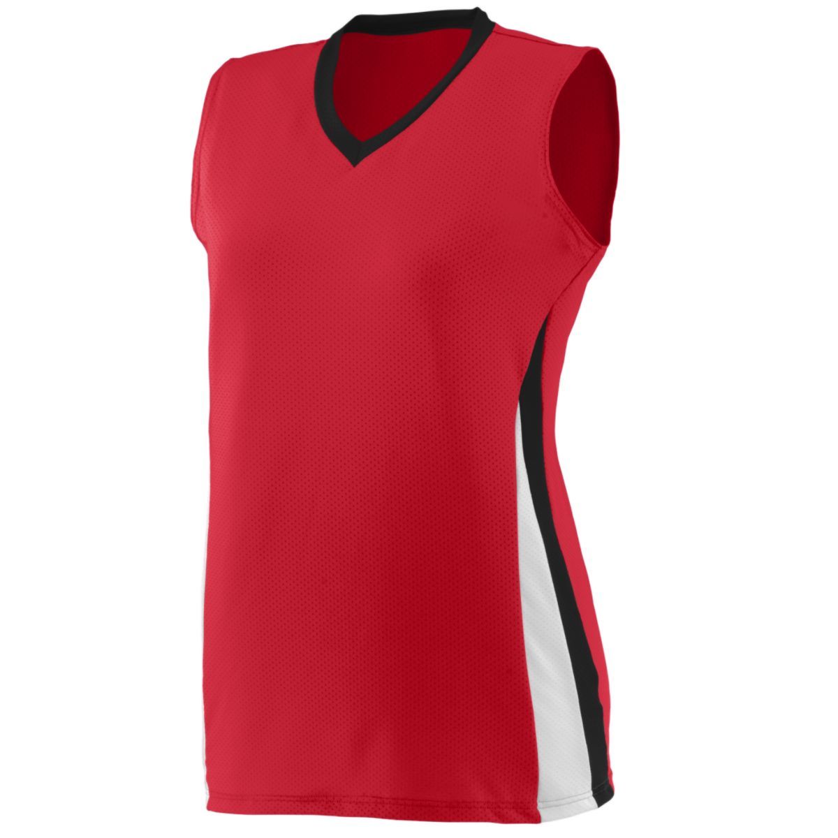 Augusta Sportswear Ladies Tornado Jersey in Red/Black/White  -Part of the Ladies, Ladies-Jersey, Augusta-Products, Volleyball, Shirts product lines at KanaleyCreations.com