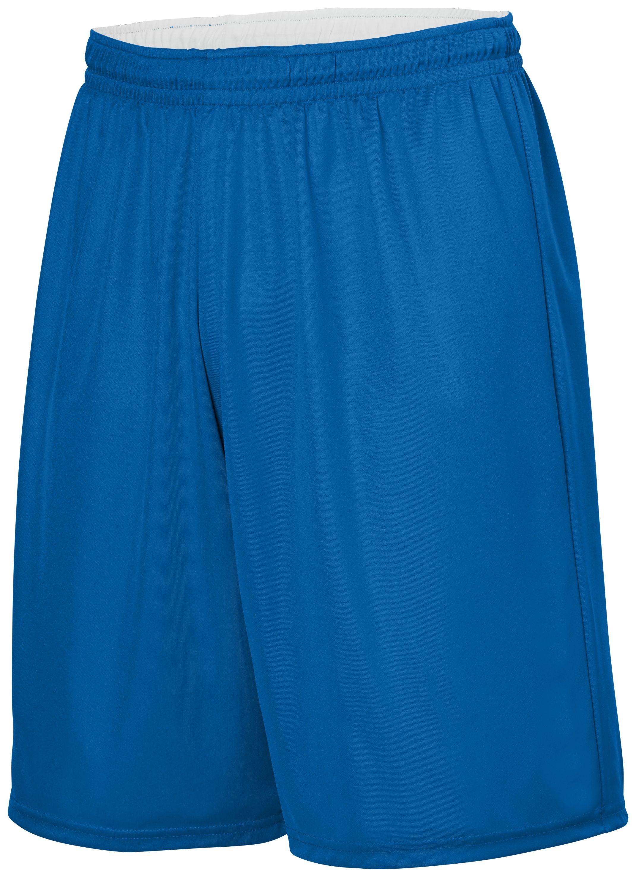 Augusta Sportswear Reversible Wicking Shorts in Royal/White  -Part of the Adult, Adult-Shorts, Augusta-Products, Basketball, All-Sports, All-Sports-1 product lines at KanaleyCreations.com