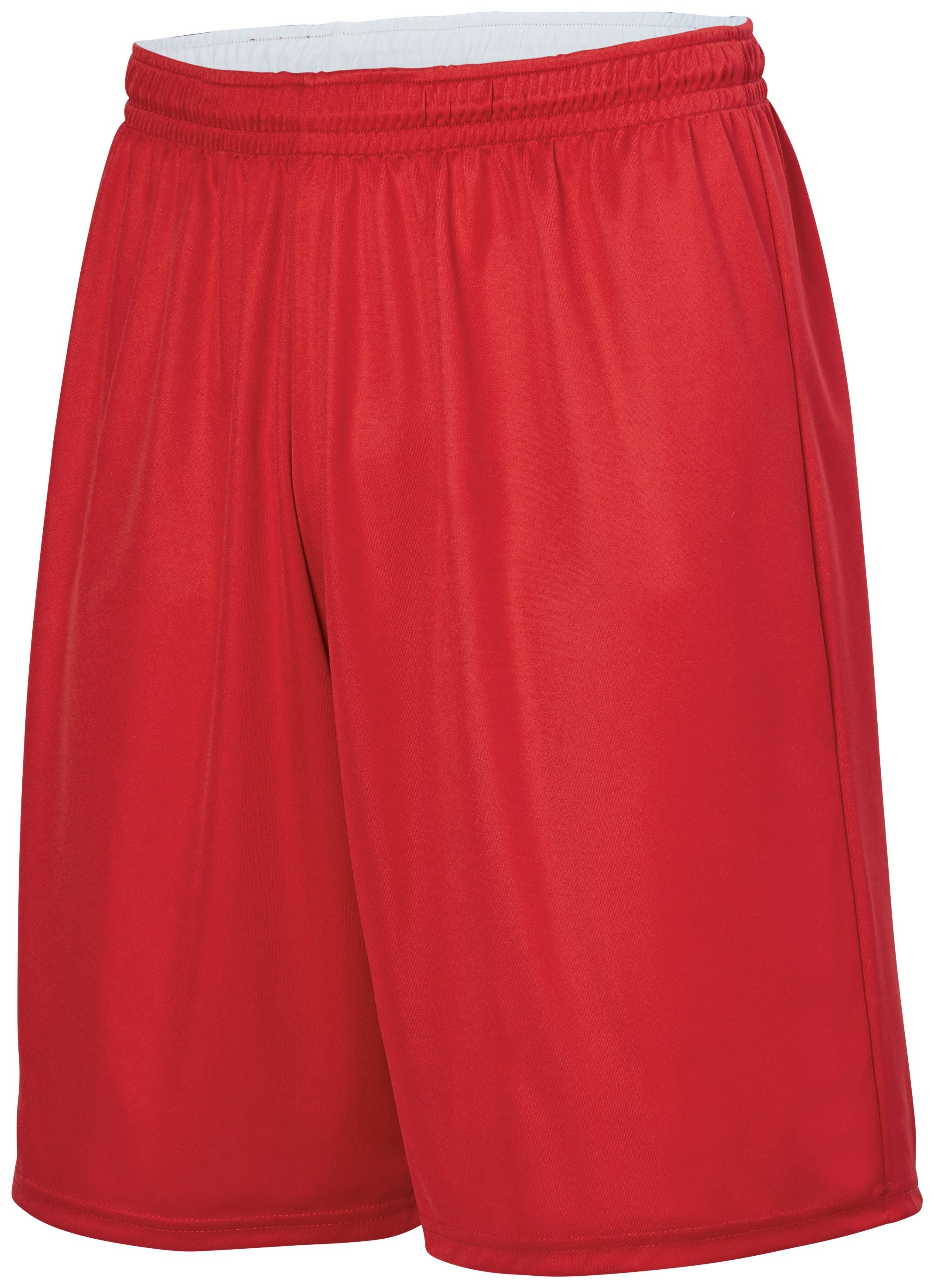Augusta Sportswear Youth Reversible Wicking Shorts in Red/White  -Part of the Youth, Youth-Shorts, Augusta-Products, Basketball, All-Sports, All-Sports-1 product lines at KanaleyCreations.com