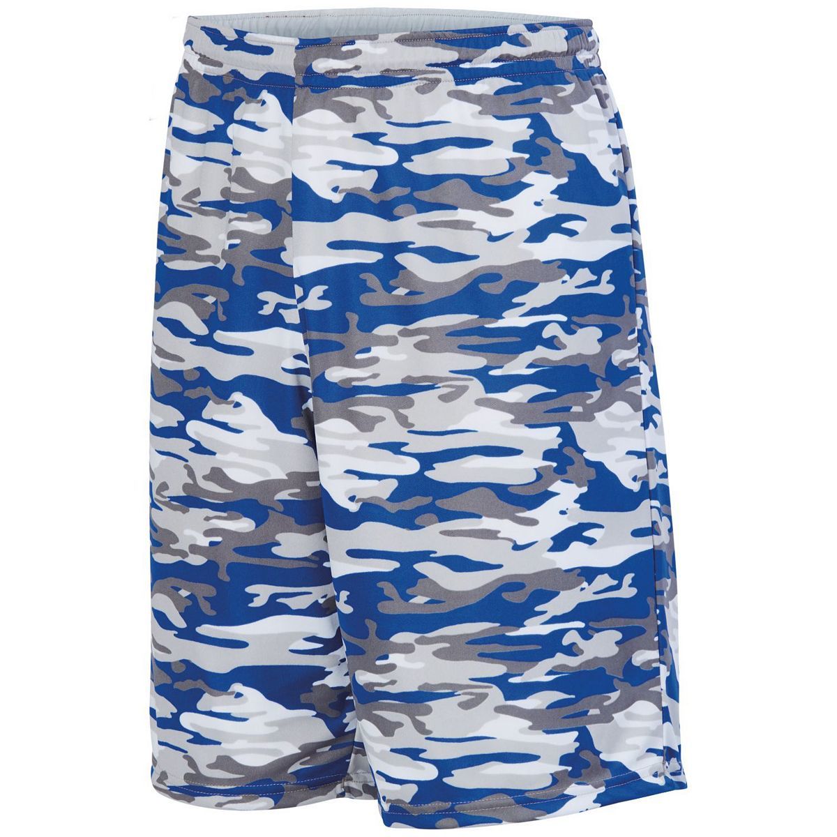Augusta Sportswear Reversible Wicking Shorts in Royal Mod/White  -Part of the Adult, Adult-Shorts, Augusta-Products, Basketball, All-Sports, All-Sports-1 product lines at KanaleyCreations.com