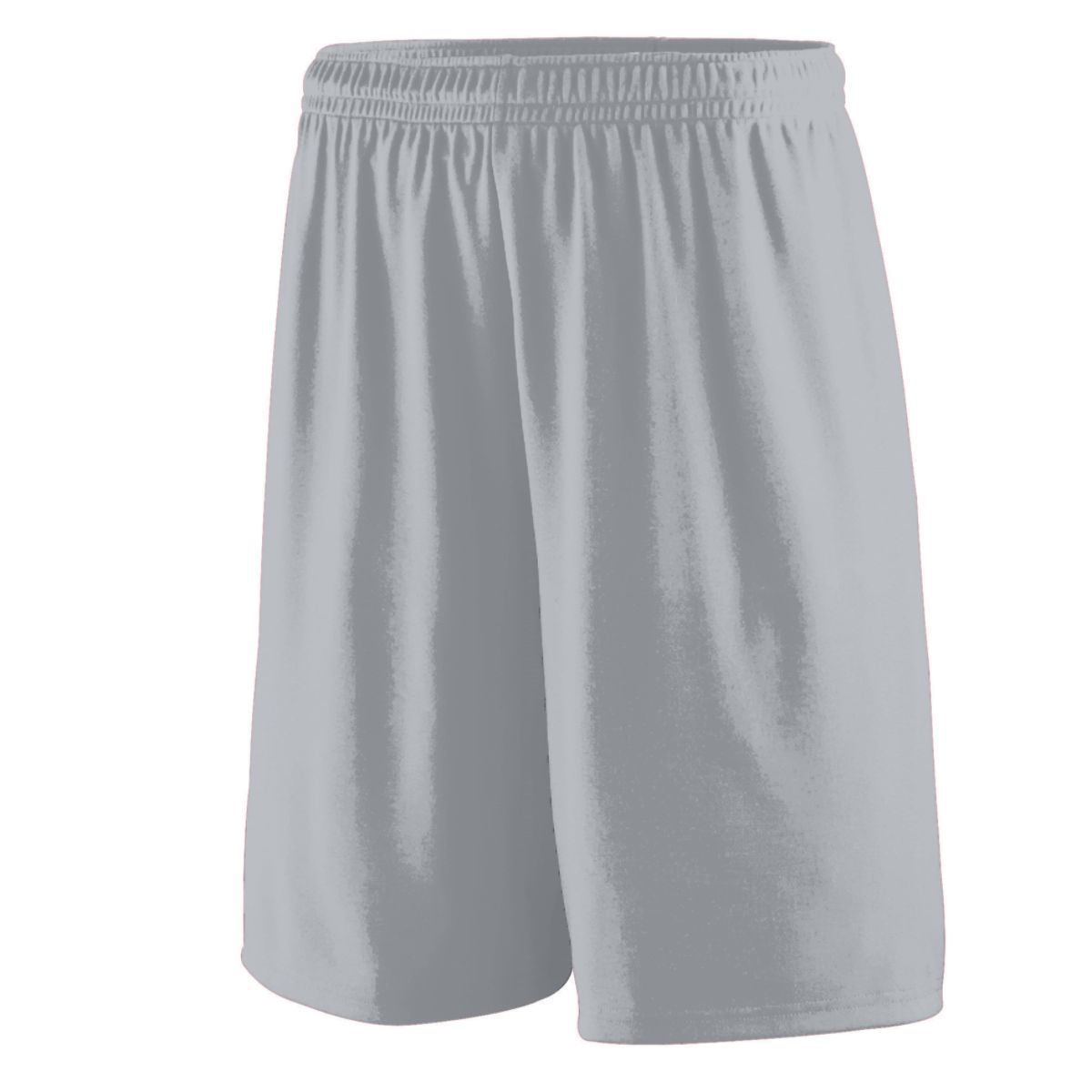 Augusta Sportswear Training Shorts in Silver Grey  -Part of the Adult, Adult-Shorts, Augusta-Products product lines at KanaleyCreations.com
