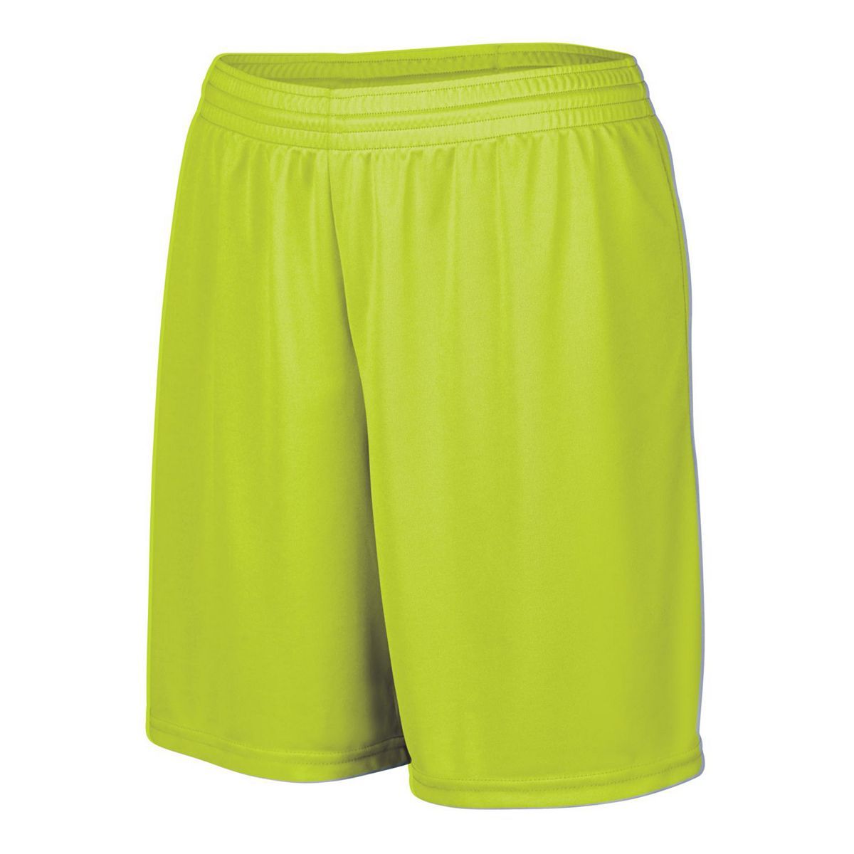 Augusta Sportswear Ladies Octane Shorts in Lime  -Part of the Ladies, Ladies-Shorts, Augusta-Products product lines at KanaleyCreations.com