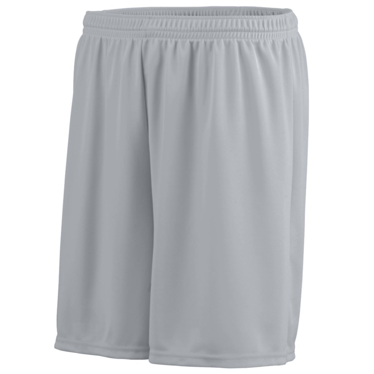 Augusta Sportswear Youth Octane Shorts in Silver Grey  -Part of the Youth, Youth-Shorts, Augusta-Products product lines at KanaleyCreations.com