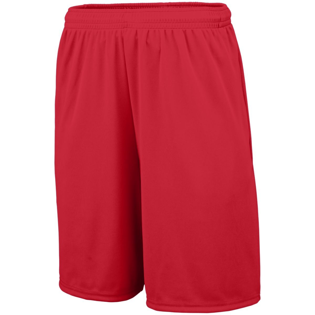 Augusta Sportswear Training Shorts With Pockets in Red  -Part of the Adult, Adult-Shorts, Augusta-Products, Lacrosse, All-Sports, All-Sports-1 product lines at KanaleyCreations.com