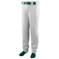 Augusta Sportswear Youth Series Baseball/Softball Pant in White  -Part of the Youth, Youth-Pants, Pants, Augusta-Products, Baseball, All-Sports, All-Sports-1 product lines at KanaleyCreations.com