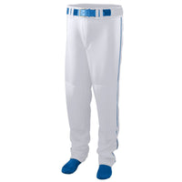 Augusta Sportswear Series Baseball/Softball Pant With Piping in White/Royal  -Part of the Adult, Adult-Pants, Pants, Augusta-Products, Baseball, All-Sports, All-Sports-1 product lines at KanaleyCreations.com