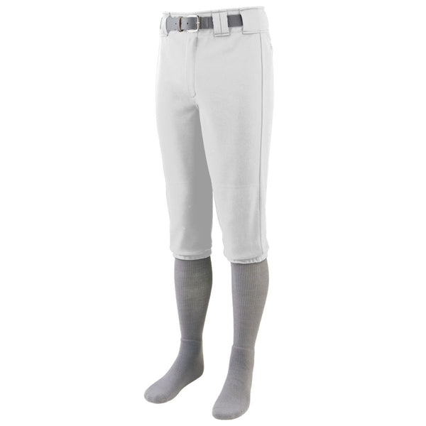 Augusta Sportswear Series Knee Length Baseball Pant in White  -Part of the Adult, Adult-Pants, Pants, Augusta-Products, Baseball, All-Sports, All-Sports-1 product lines at KanaleyCreations.com