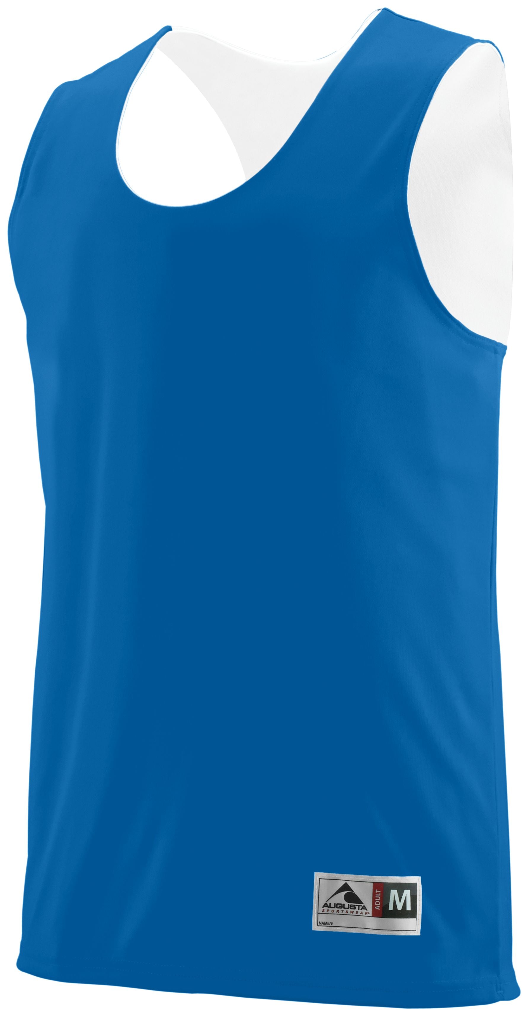 Augusta Sportswear Youth Reversible Wicking Tank in Royal/White  -Part of the Youth, Youth-Tank, Augusta-Products, Basketball, Shirts, All-Sports, All-Sports-1 product lines at KanaleyCreations.com