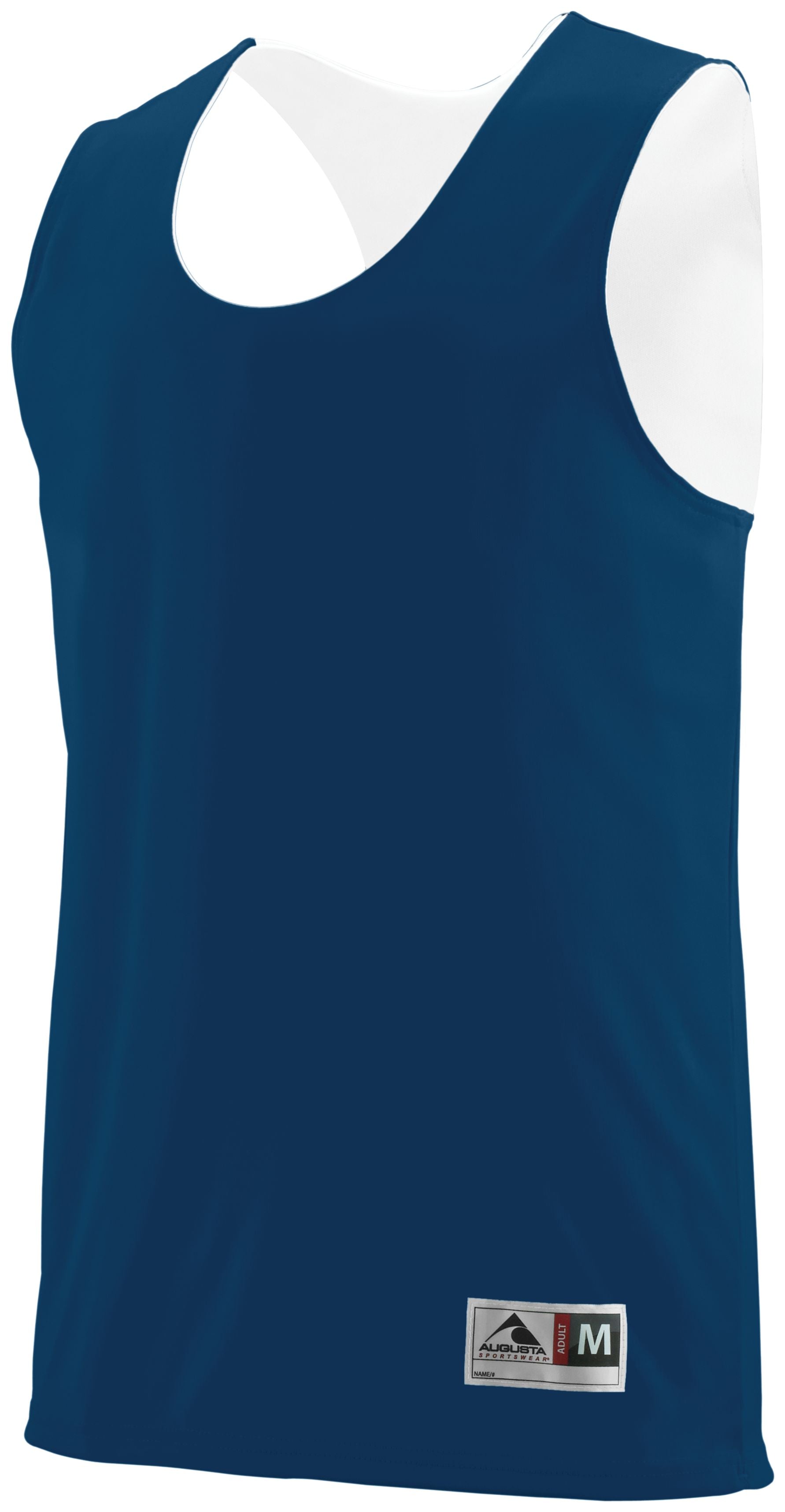 Augusta Sportswear Youth Reversible Wicking Tank in Navy/White  -Part of the Youth, Youth-Tank, Augusta-Products, Basketball, Shirts, All-Sports, All-Sports-1 product lines at KanaleyCreations.com