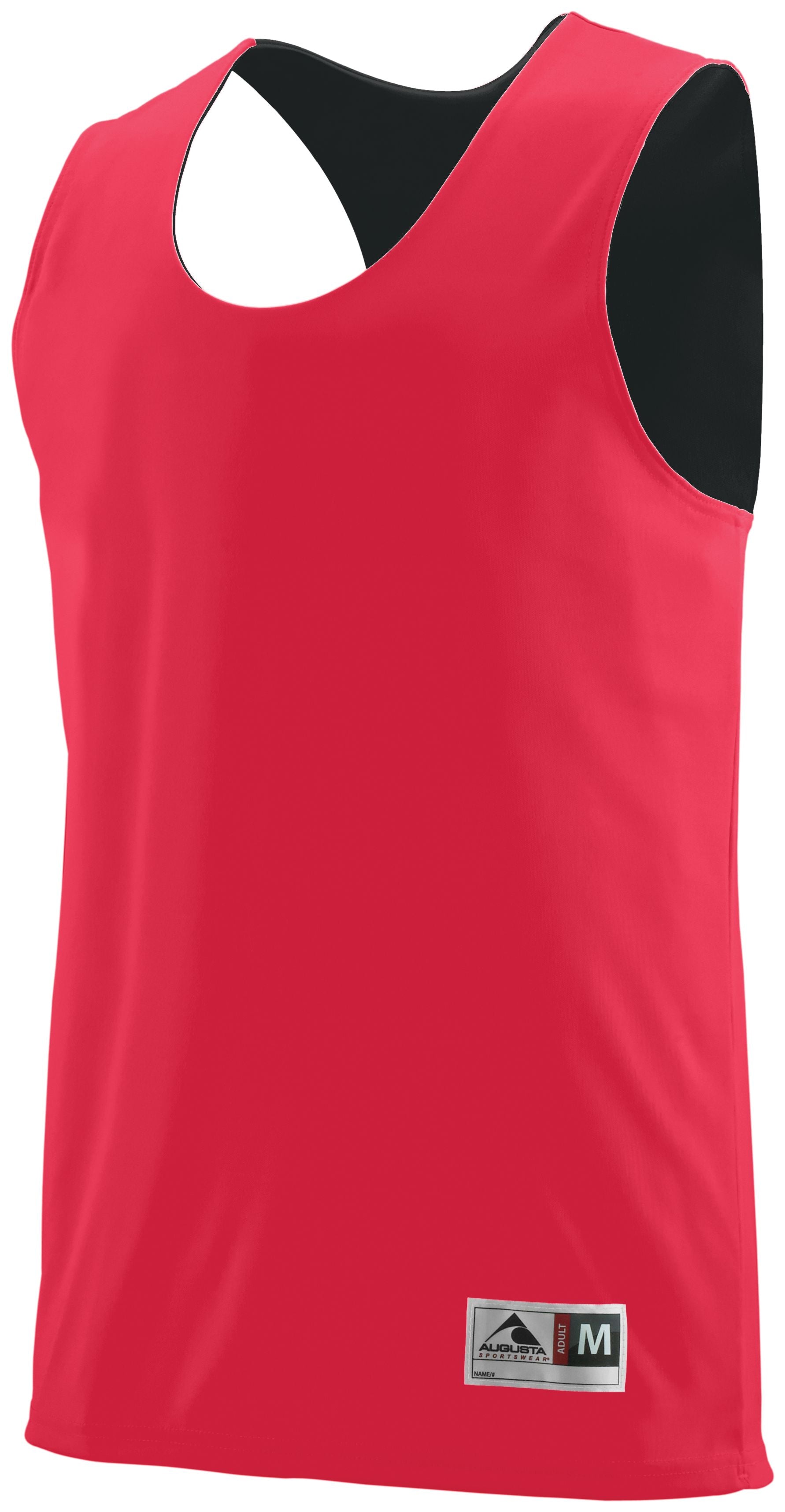 Augusta Sportswear Youth Reversible Wicking Tank in Red/Black  -Part of the Youth, Youth-Tank, Augusta-Products, Basketball, Shirts, All-Sports, All-Sports-1 product lines at KanaleyCreations.com