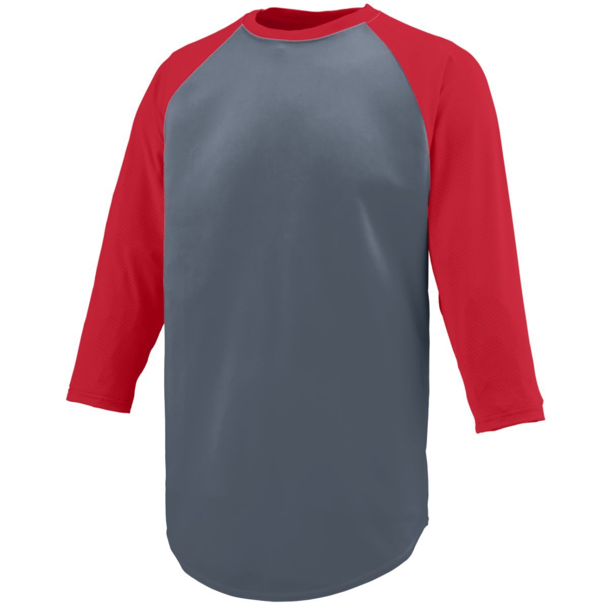 Augusta Sportswear Nova Jersey in Graphite/Red  -Part of the Adult, Adult-Jersey, Augusta-Products, Baseball, Shirts, All-Sports, All-Sports-1 product lines at KanaleyCreations.com