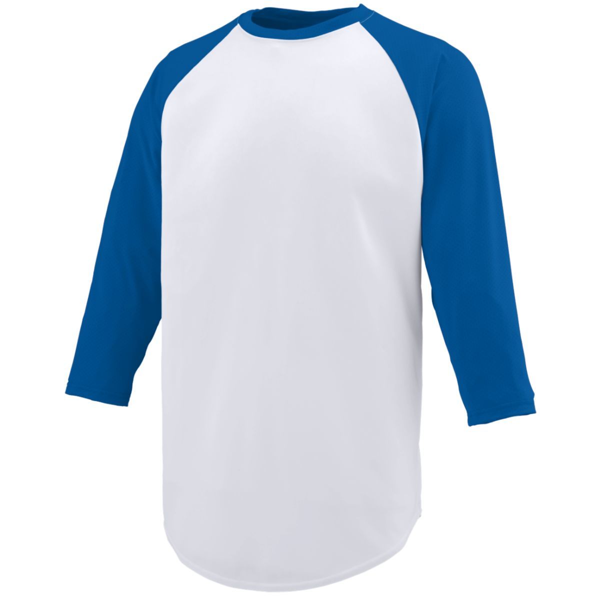 Augusta Sportswear Nova Jersey in White/Royal  -Part of the Adult, Adult-Jersey, Augusta-Products, Baseball, Shirts, All-Sports, All-Sports-1 product lines at KanaleyCreations.com