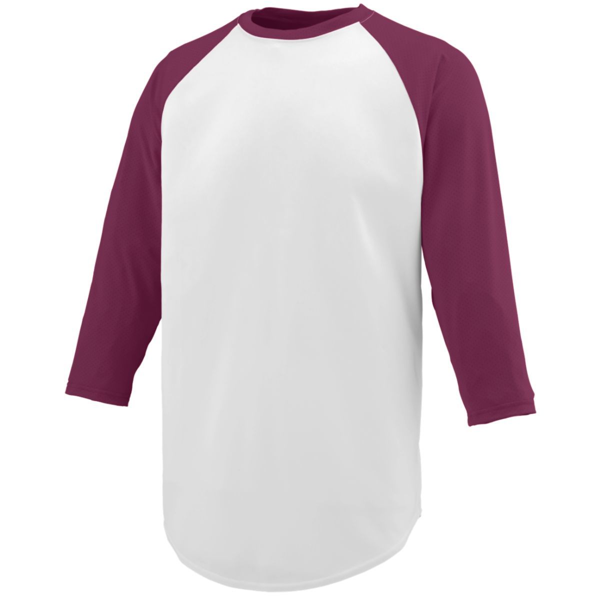 Augusta Sportswear Nova Jersey in White/Maroon  -Part of the Adult, Adult-Jersey, Augusta-Products, Baseball, Shirts, All-Sports, All-Sports-1 product lines at KanaleyCreations.com