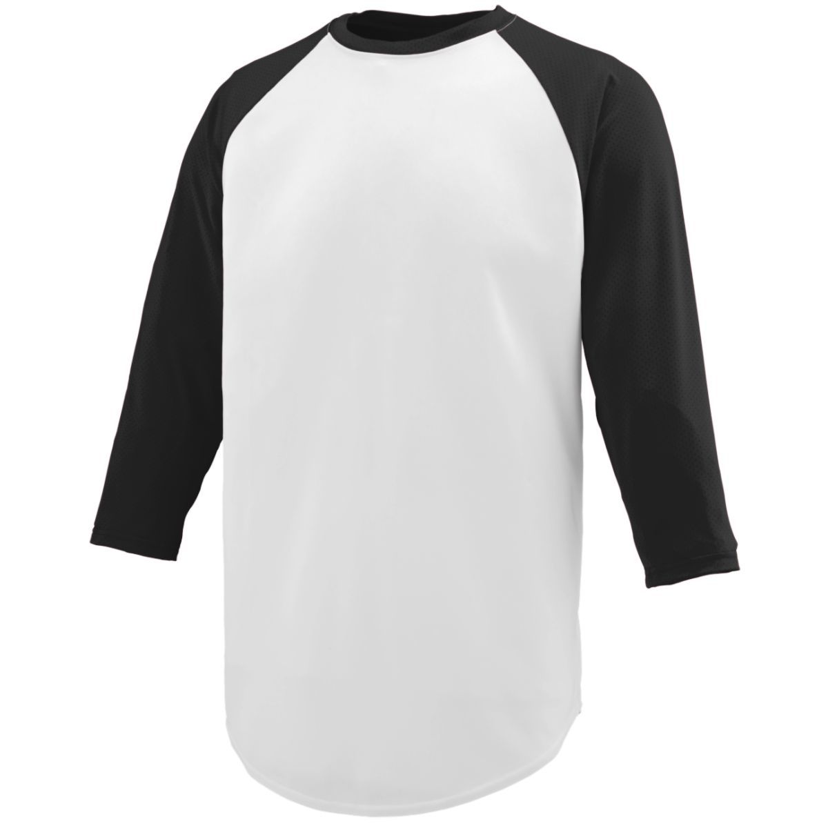 Augusta Sportswear Nova Jersey in White/Black  -Part of the Adult, Adult-Jersey, Augusta-Products, Baseball, Shirts, All-Sports, All-Sports-1 product lines at KanaleyCreations.com