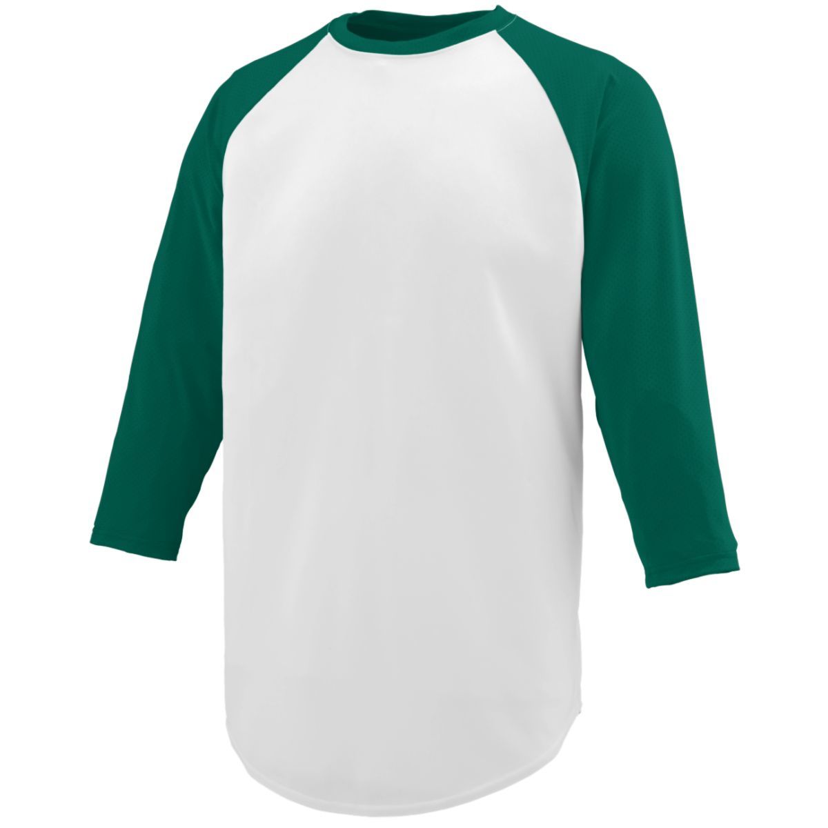 Augusta Sportswear Nova Jersey in White/Dark Green  -Part of the Adult, Adult-Jersey, Augusta-Products, Baseball, Shirts, All-Sports, All-Sports-1 product lines at KanaleyCreations.com