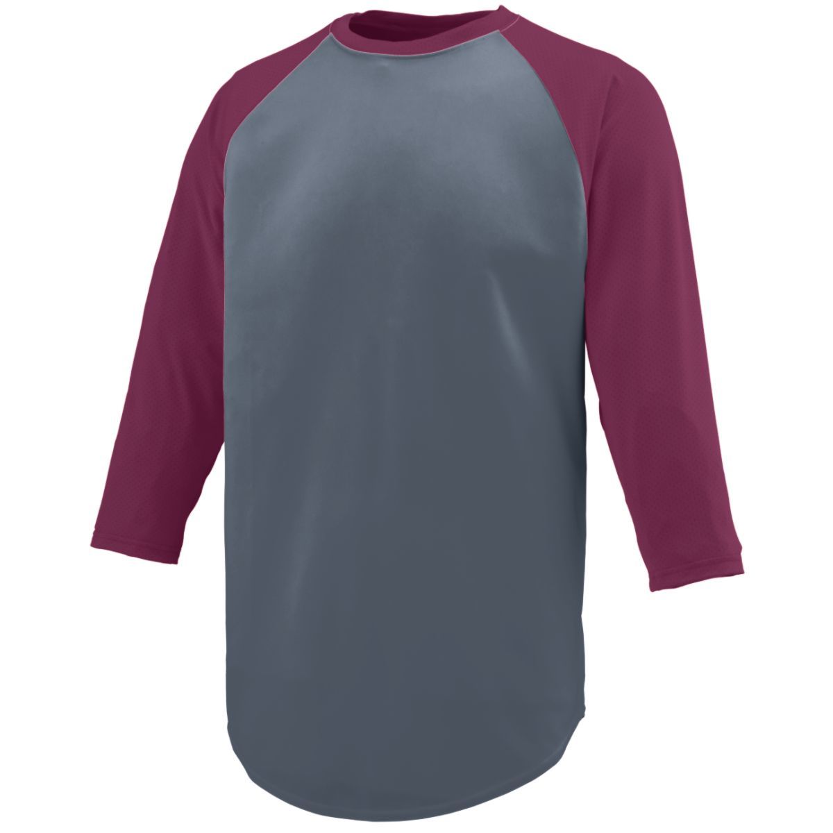 Augusta Sportswear Nova Jersey in Graphite/Maroon  -Part of the Adult, Adult-Jersey, Augusta-Products, Baseball, Shirts, All-Sports, All-Sports-1 product lines at KanaleyCreations.com