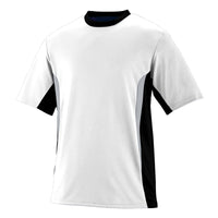 Augusta Sportswear Surge Jersey in White/Black/Silver Grey  -Part of the Adult, Adult-Jersey, Augusta-Products, Softball, Shirts product lines at KanaleyCreations.com