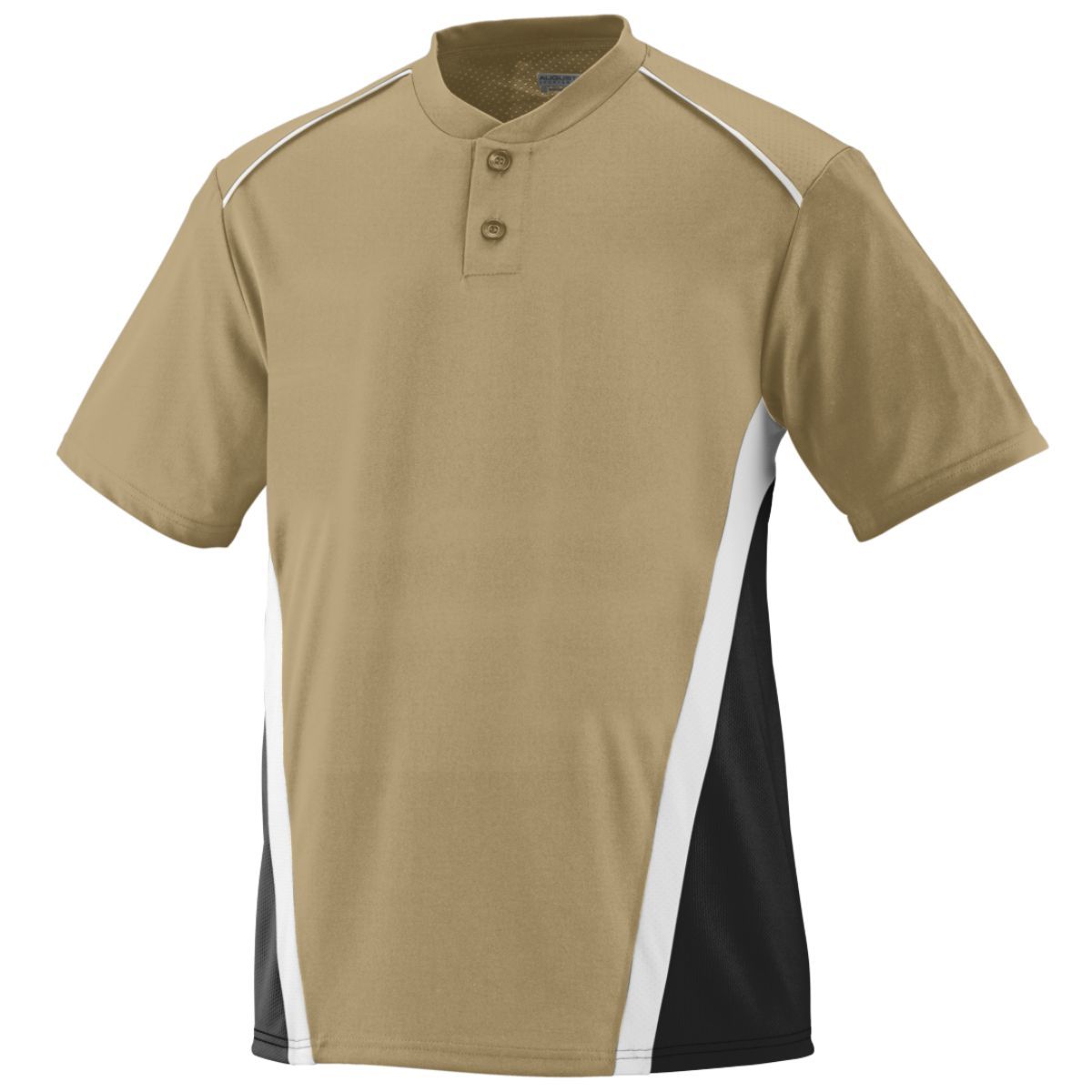 Augusta Sportswear Rbi Jersey in Vegas Gold/Black/White  -Part of the Adult, Adult-Jersey, Augusta-Products, Softball, Shirts product lines at KanaleyCreations.com